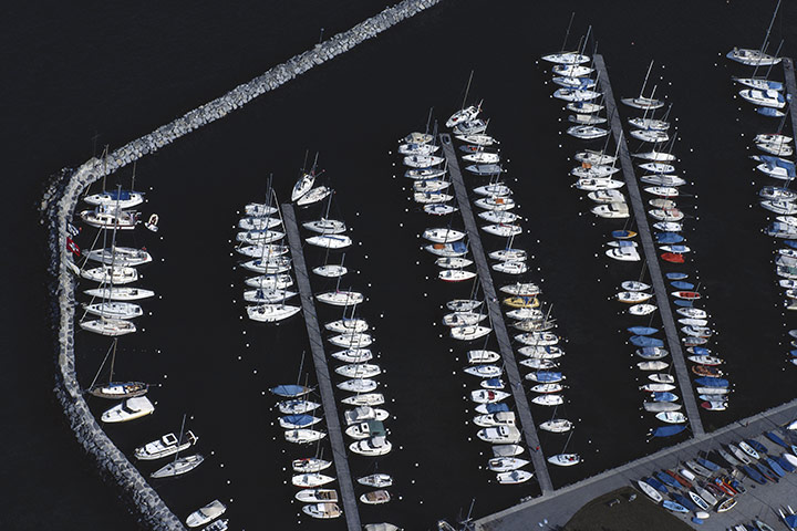 Week in Business: Yachts in the harbour in Geneva, Switzerland