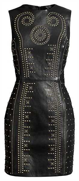 Versace for H&M: Studded leather dress from the Versace for H&M Collection