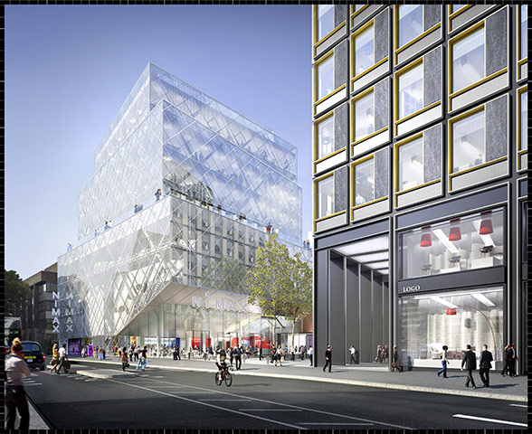 Seven Days on Stage: Architects impression of Tottenham Court Road Station  develoment