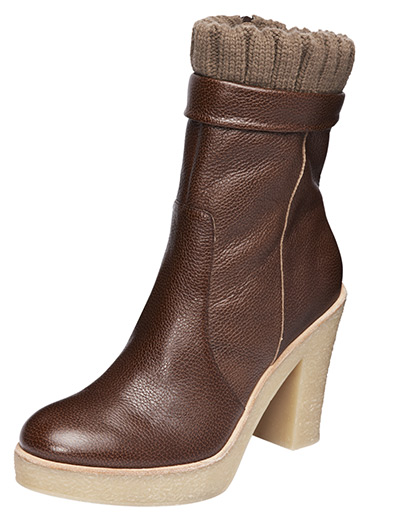 The fashion briefing: Gap  Brown sock trimmed leather boot
