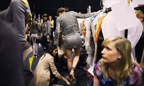 Graduate Fashion Week models