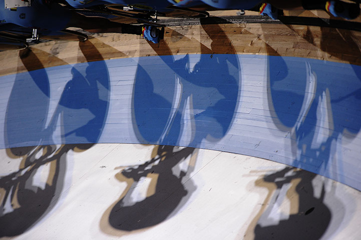 Cycling Championships:  Belgian mens team pursuit at the Euro track cycling championship