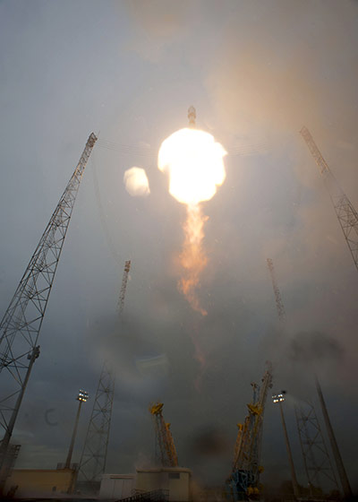 24 Hours: Soyuz Rocket Launches Europe's Galileo Navigation System Into Orbit