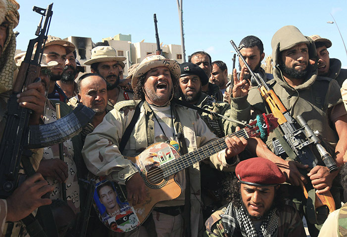 Week in music: Musician Masohd Al-Baser entertains anti-Gaddafi fighters