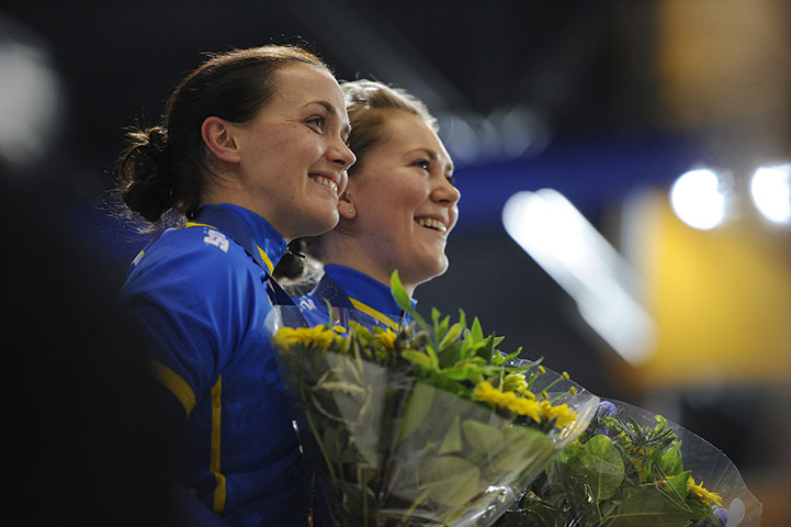 Cycling Championships: Vicky Pendleton & Jess Varnish win at the Euro track cycling championship