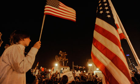 Occupy Chicago protesters in Grant Park