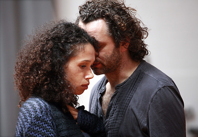 Hamlet at the Young Vic: Vinette Robinson and Michael Sheen 