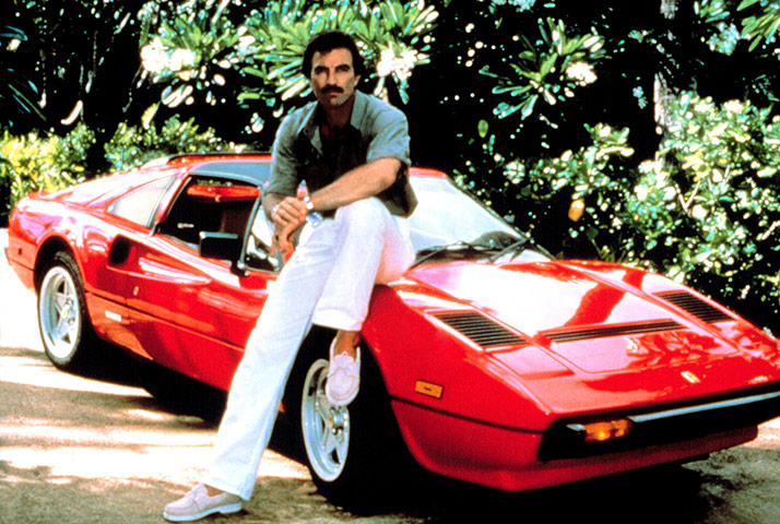 Moustaches: Tom Selleck in 'Magnum PI'