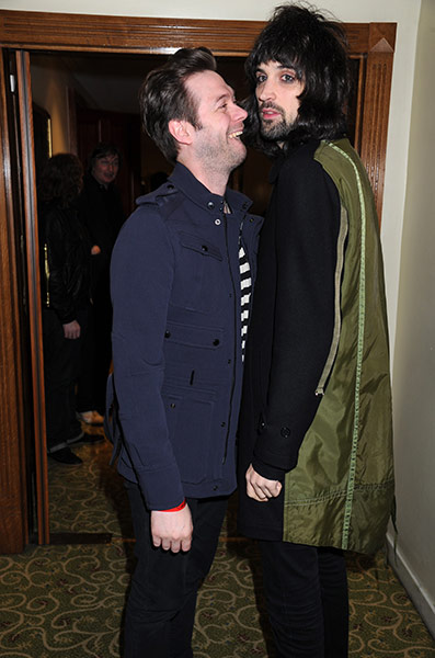 q awards: Tom Meighan and Sergio Pizzorno of Kasabian