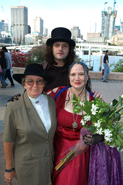 Goths: A Goth family wedding