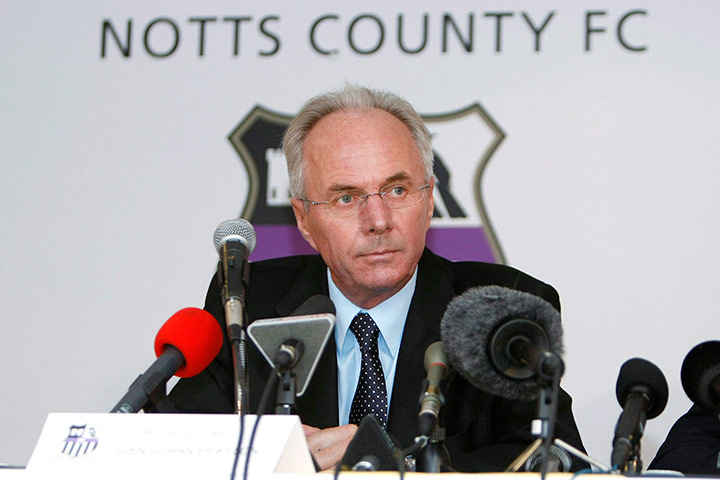 Sven-Goran Eriksson: Notts County's new Director of Football Sven Goran Eriksson
