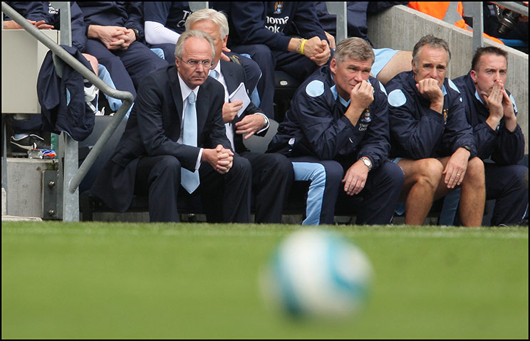 Sven-Goran Eriksson: Sven Goran Eriksson Manchester City manager