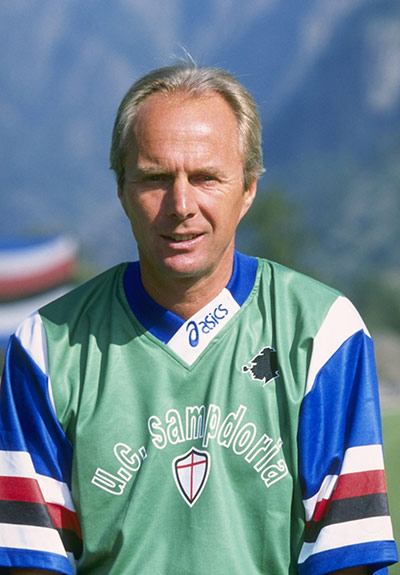 Sven-Goran Eriksson: A portrait of Sven Goran Eriksson of Sampdoria
