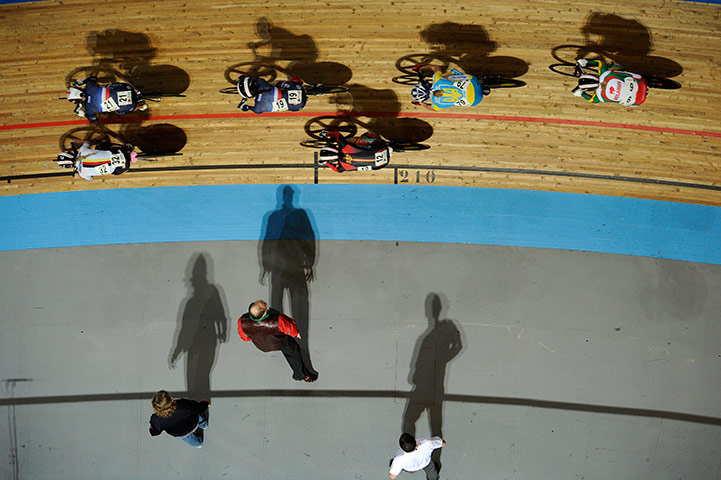 Euro Track Cycling: Euro track cycling champs - coaches cheer on their riders