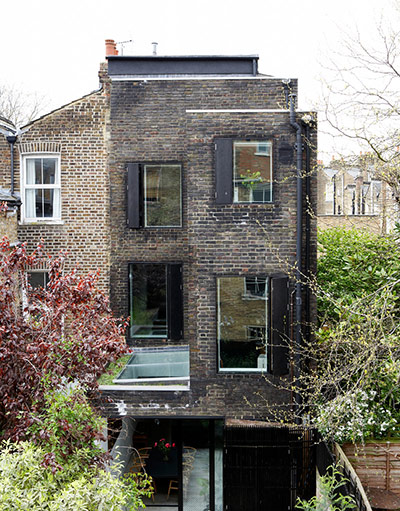 Modernist makeover: Modernist makeover: the rear, after
