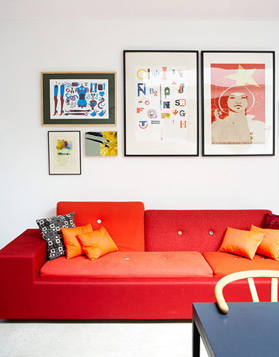 Modernist makeover: Modernist makeover: sofa