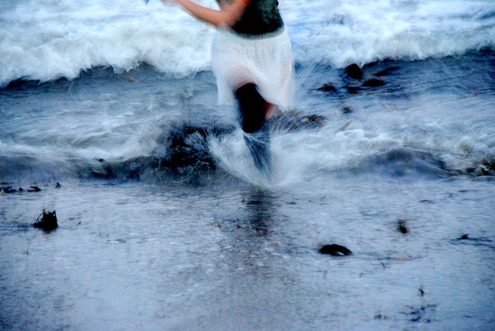 In pictures: Wet: waves in Dunbar, Scotland