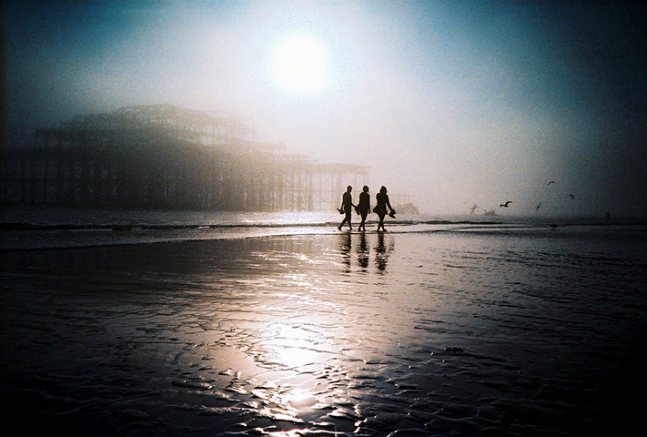 In pictures: Wet: Brighton beach