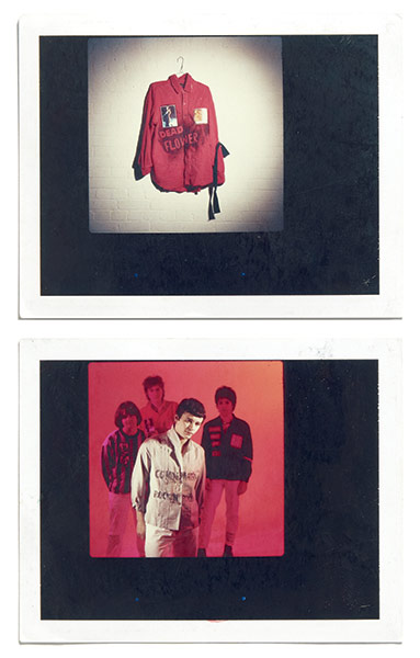 Manics polaroids: From shoot for Melody Maker