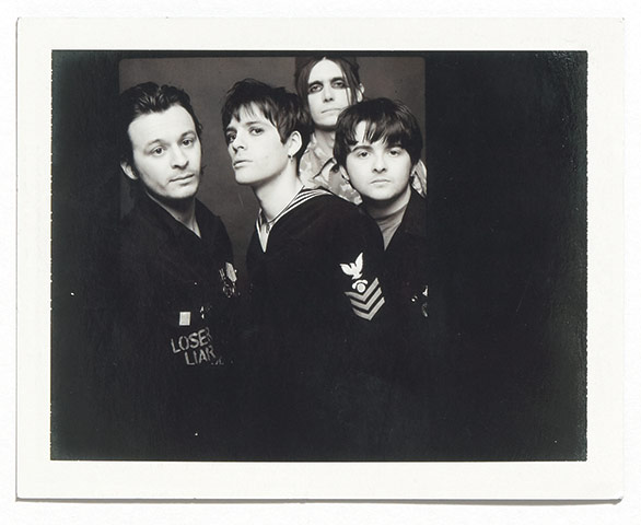 Manics polaroids: Holy Bible Release 