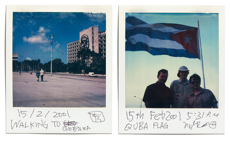 Manics polaroids: Cuba