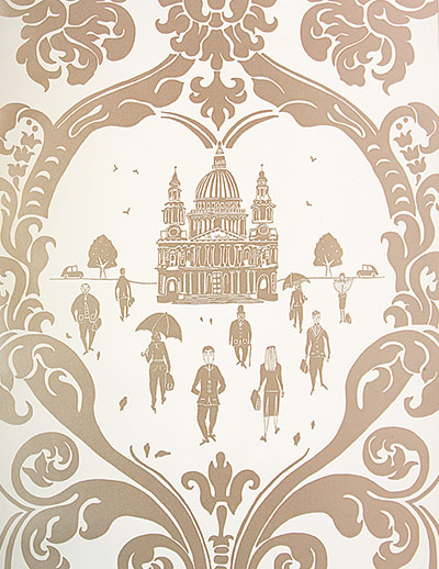 Wallpapers and fabrics: Wallpapers and fabrics: St Paul’s