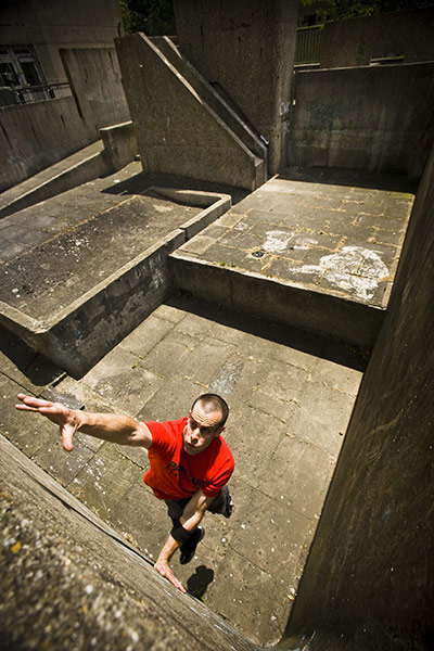 Hereford Photo Festival: Parkour runner by Andy Day 