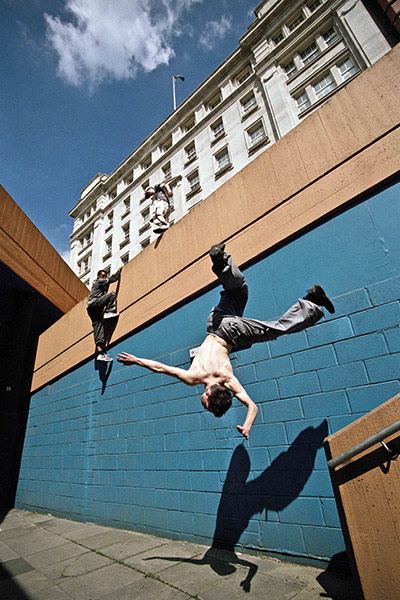Hereford Photo Festival: Parkour runner by Andy Day 
