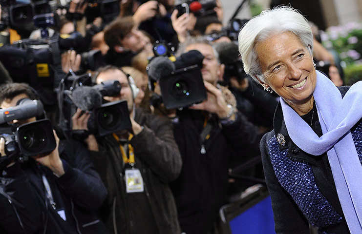 Week in Business: Head of the IMF Christine Lagarde arrives at a special EU Summit 