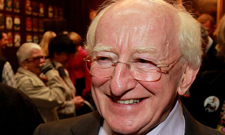 Michael D Higgins becomes Irish president