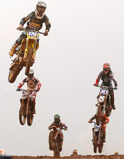 The week in sport: Joey Savatgy competes at the Australasian Supercross Championship