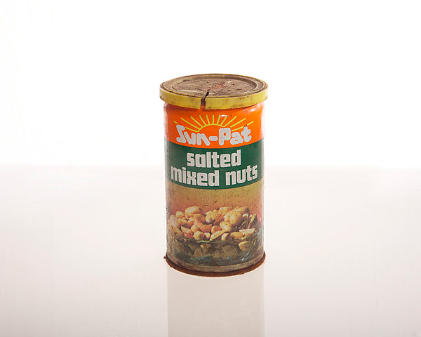 Vintage Food Packaging: Vintage food packaging - Sun-Pat Salted Mixed Nuts