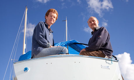 Paul & Rachel Chandler on their yacht the Lynn Rival.