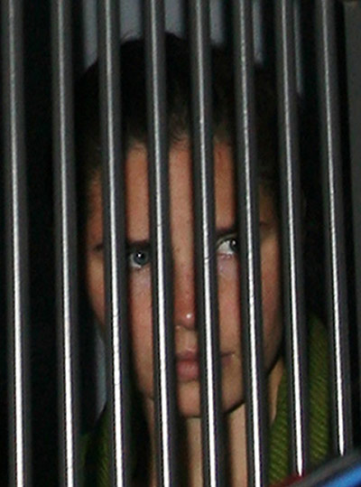 Amanda Knox timeline: 5 December 2009: Amanda Knox is driven into court at midnight