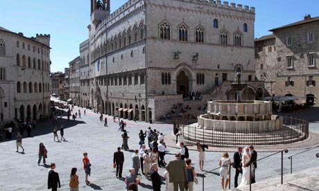 Perugia, the Italian town