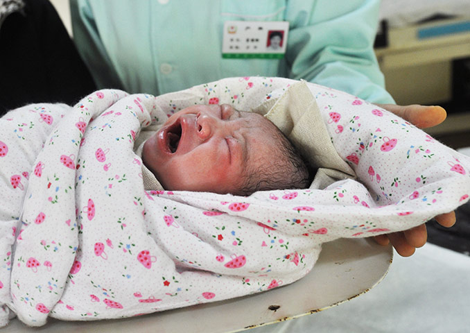 7 billionth baby: China