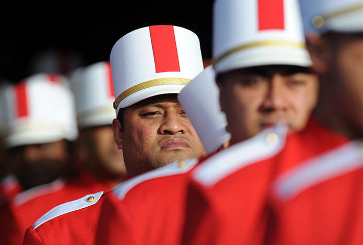 Tongan band at the Rugby World Cup