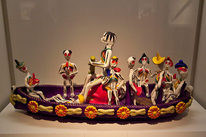 Grayson Perry: Figurine, Mexico, Metepec, 1990s, pottery. British Museum