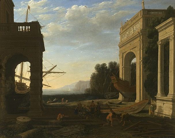 Claude Lorrain exhibition: Coast View, 1633 by Claude Lorrain