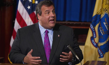 Chris Christie in Trenton