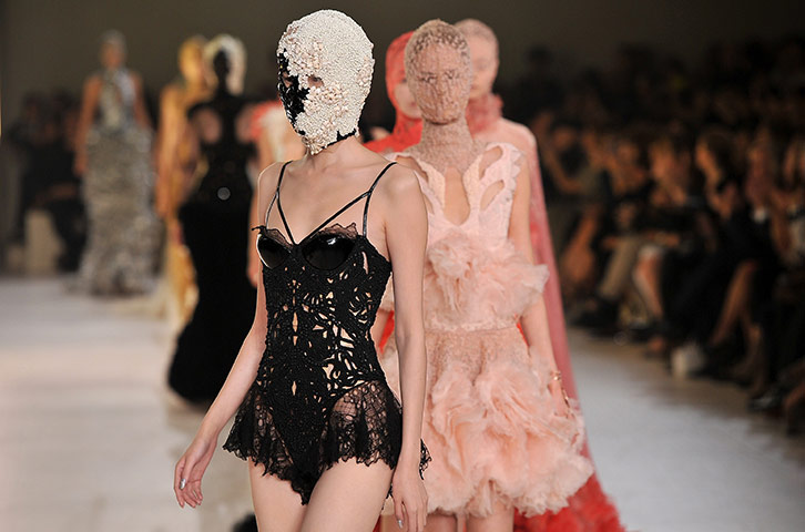 Paris Fashion Week : A Sarah Burton designed piece for Alexander McQueen at Paris Fashion Week