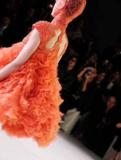 McQueen: model on runway