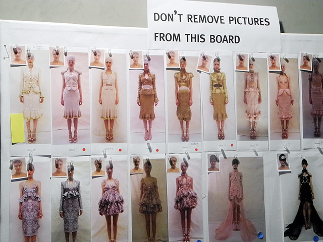 McQueen: running order