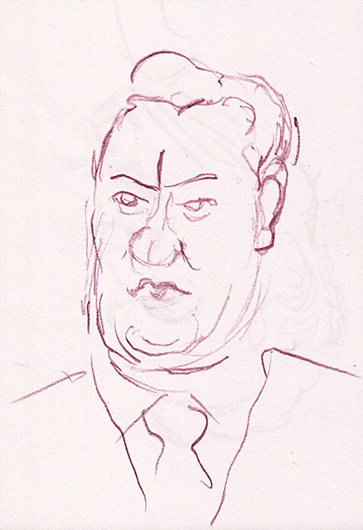 Steve Bell : George Osborne's Bum Nose is as bumlike as ever