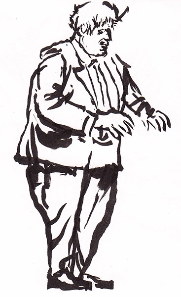 Steve Bell : He plays the audience like a really bad piano. He is not as fat as he looks