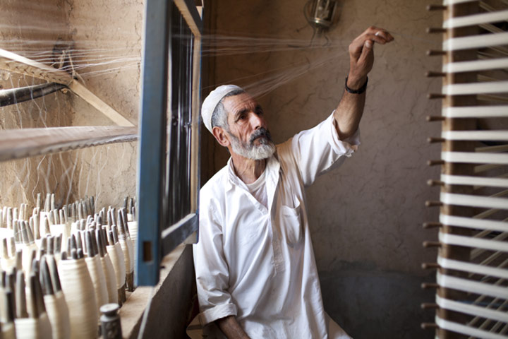 Silk industry in Herat: with support of Christian Aid’s partner RAADA