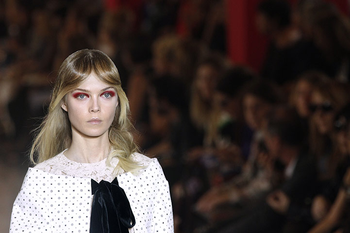 Miu Miu fashion: The Miu Miu show at Paris Fashion Week