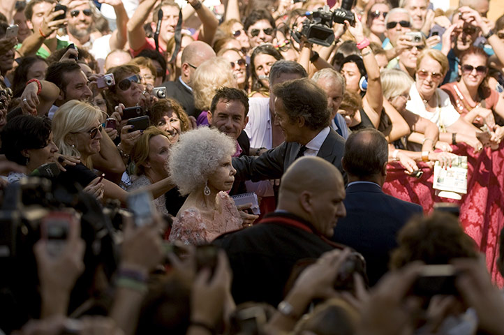 Spain's Duchess of Alba: Spain's Duchess of Alba and her husband Alfonso Diez