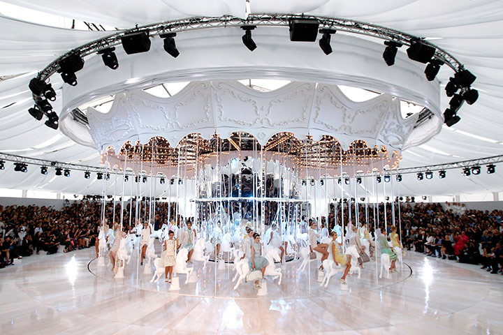 24 hours: Paris, France: Models present creations by designer Marc Jacobs