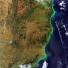 Satellite Eye on Earth: Brazilian states along the Atlantic coast